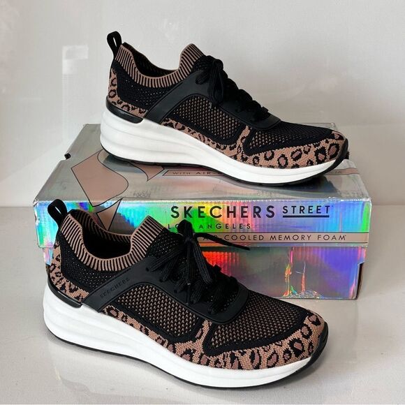 Skechers Billion Cat Cruisers Washable Knit Lace-Up Sneakers - Picture 5 of 7